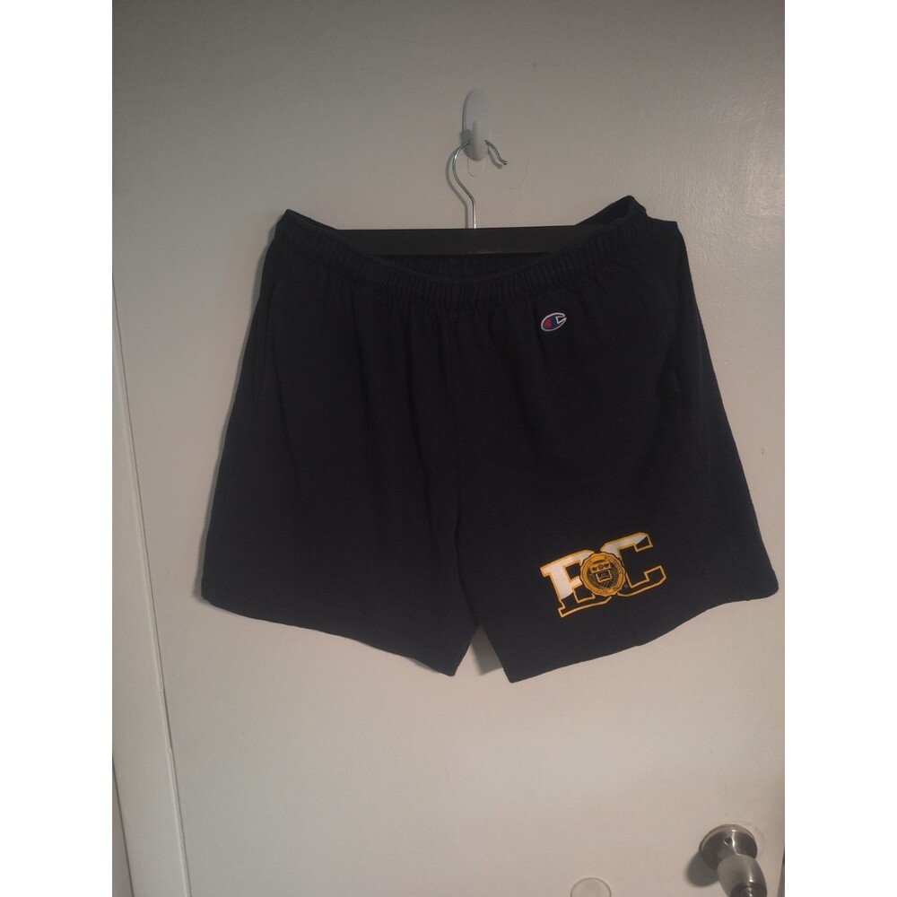 Vintage 80s 90s Champion BlueBoston CollegeDrawstring Shorts Size XL Made in USA